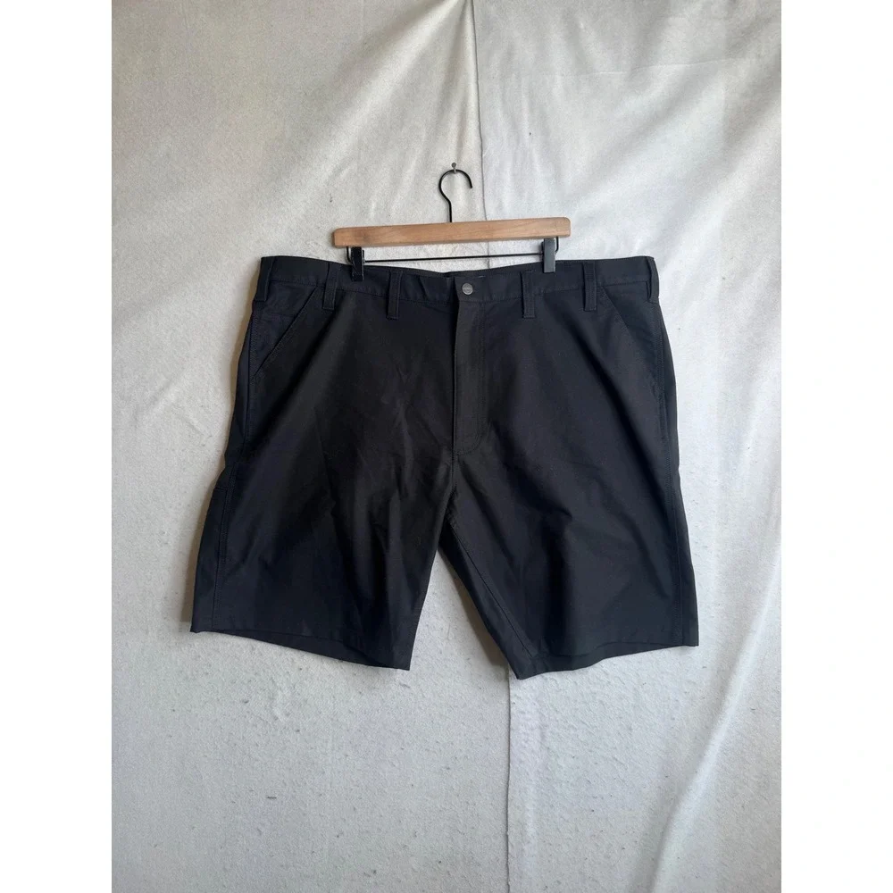 Carhartt Rugged Professional Relaxed Fit Canvas Work Shorts Black BS3111-M 46